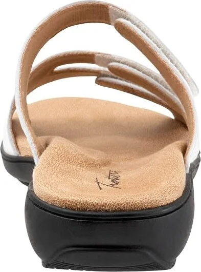 Trotters Rose Women's Sandals White : 12 W (D), Leather - Image 4