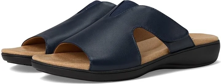 Trotters Roxine Women's Sandals Navy : 10 M (B), Rubber