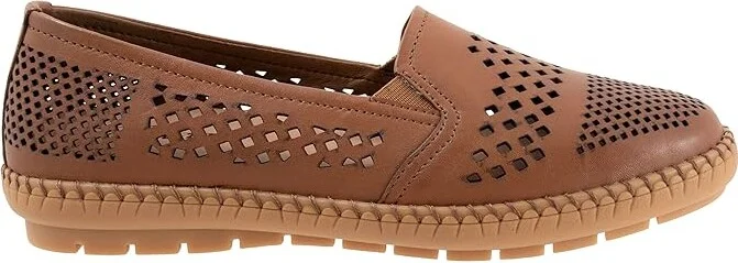 Trotters Royal Women's Flat Shoes Luggage : 6.5 W (D), Leather - Image 7