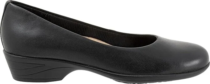 Trotters Rozalin Women's Flat Shoes Black : 11 N (AA), Leather - Image 6