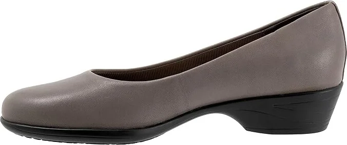 Trotters Rozalin Women's Flat Shoes Grey : 9 M (B), Leather - Image 4