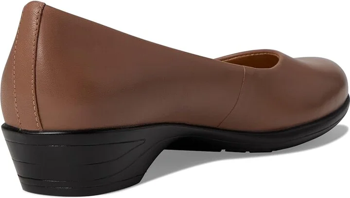 Trotters Rozalin Women's Flat Shoes Stone : 8.5 N (AA), Leather/Rubber - Image 4