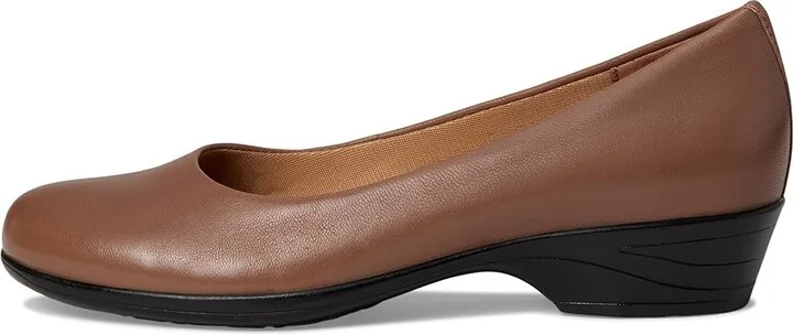 Trotters Rozalin Women's Flat Shoes Stone : 8.5 N (AA), Leather/Rubber - Image 6