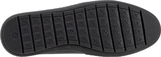 Trotters Ruby Perf Women's Flat Shoes Black : 7 N (AA), Leather - Image 3