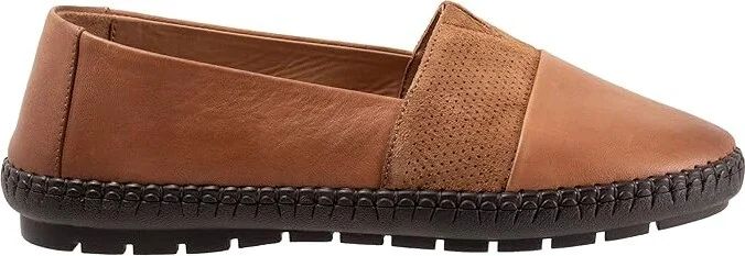 Trotters Ruby Women's Flat Shoes Luggage : 9 M (B), Leather - Image 7