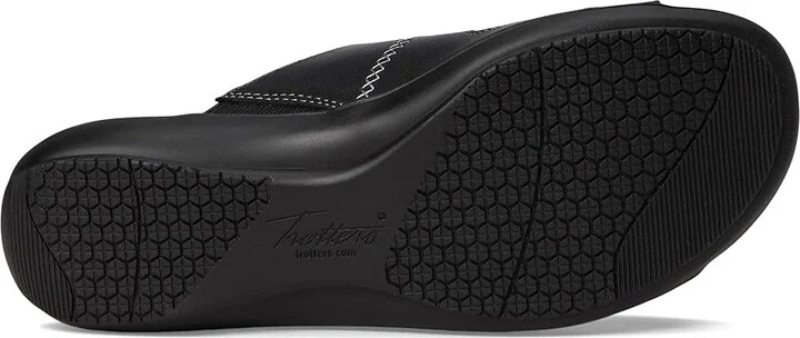 Trotters Ruthie Stitch Women's Sandals Black : 9.5 M (B) - Image 3