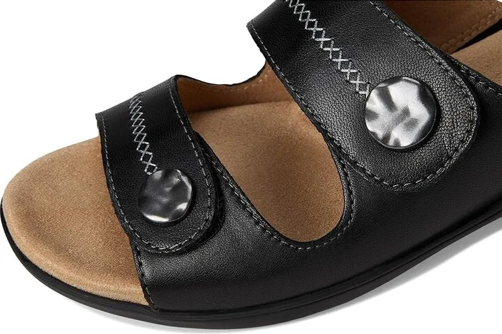 Trotters Ruthie Stitch Women's Sandals Black : 9.5 M (B) - Image 7
