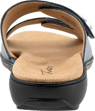 Trotters Ruthie Stitch Women's Sandals Dusty Blue : 10 M (B) - Image 4
