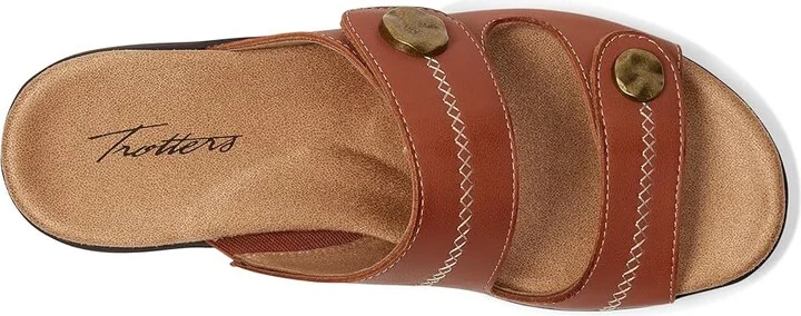 Trotters Ruthie Stitch Women's Sandals Luggage : 11 N (AA) - Image 2