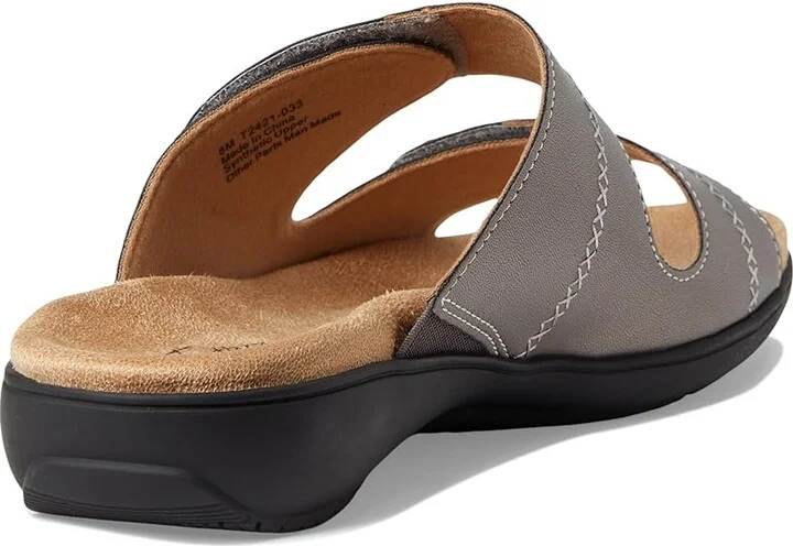 Trotters Ruthie Stitch Women's Sandals Pewter : 7 WW (EE) - Image 4