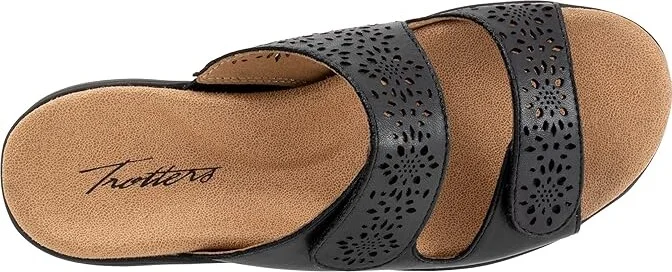 Trotters Ruthie Women's Shoes Black Leather : 10.5 M (B), Synthetic - Image 2