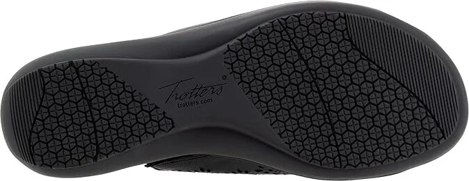 Trotters Ruthie Women's Shoes Black Leather : 10.5 M (B), Synthetic - Image 3