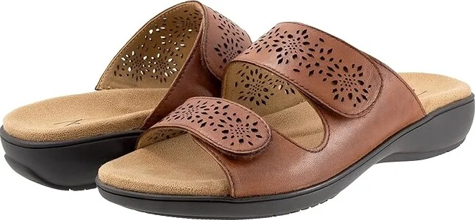 Trotters Ruthie Women's Shoes Luggage Leather : 9 M (B), Synthetic