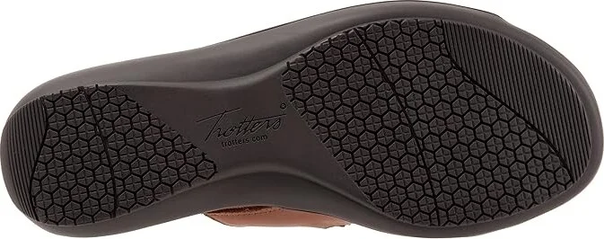 Trotters Ruthie Woven Women's Shoes Luggage : 9 M (B), Leather - Image 3