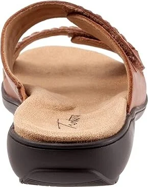 Trotters Ruthie Woven Women's Shoes Luggage : 9 M (B), Leather - Image 4