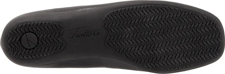 Trotters Sabine Women's Flat Shoes Black : 6 M (B), Leather - Image 3