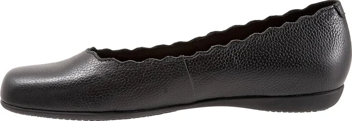 Trotters Sabine Women's Flat Shoes Black : 6 M (B), Leather - Image 6