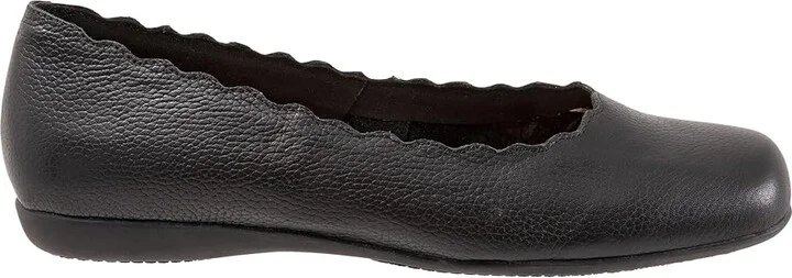 Trotters Sabine Women's Flat Shoes Black : 6 M (B), Leather - Image 7