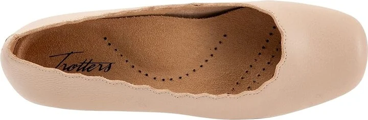 Trotters Sabine Women's Flat Shoes Nude : 10.5 M (B), Leather - Image 2