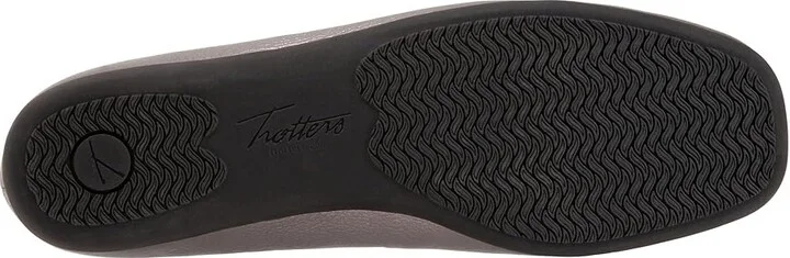 Trotters Sabine Women's Flat Shoes Pewter : 5 M (B), Leather - Image 3