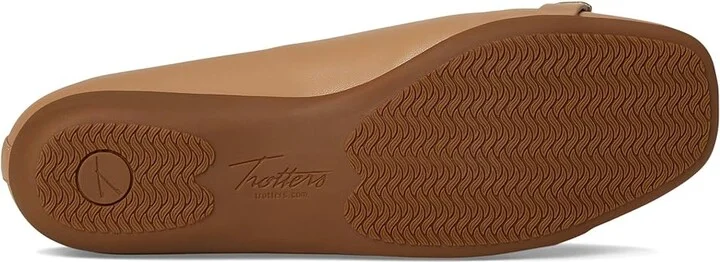 Trotters Sadie Women's Flat Shoes Beige : 10.5 M (B), Leather - Image 3