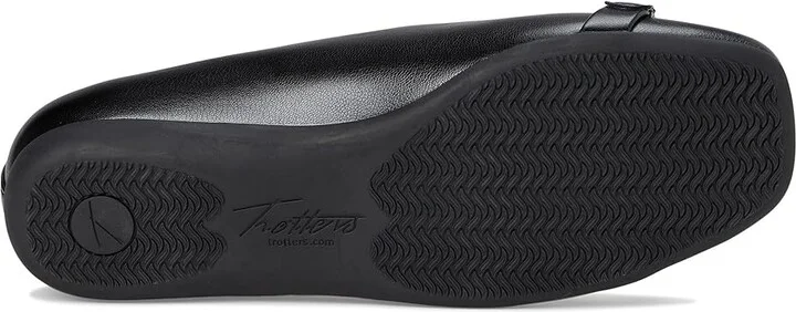 Trotters Sadie Women's Flat Shoes Black : 7.5 M (B), Leather - Image 3