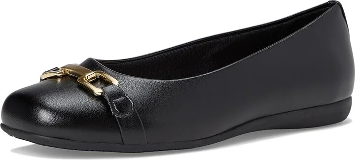 Trotters Sadie Women's Flat Shoes Black : 7.5 M (B), Leather - Image 5