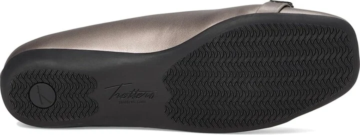 Trotters Sadie Women's Flat Shoes Pewter : 6.5 W (D), Leather - Image 3