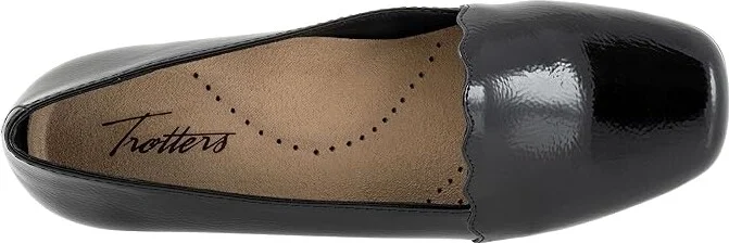 Trotters Sage Women's Shoes Black Patent : 7 W (D) - Image 2