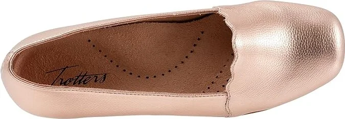 Trotters Sage Women's Shoes Rose Gold Metallic : 7 M (B), Synthetic - Image 2