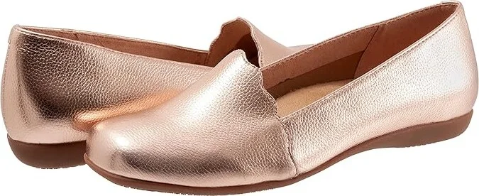 Trotters Sage Women's Shoes Rose Gold Metallic : 7 M (B), Synthetic