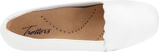 Trotters Sage Women's Shoes White : 9.5 W (D), Synthetic - Image 2