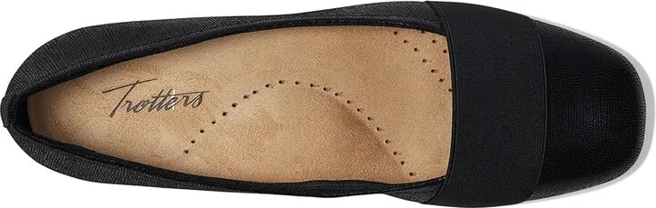Trotters Samantha Women's Slip on Shoes Black Lizard : 6.5 M (B) - Image 2
