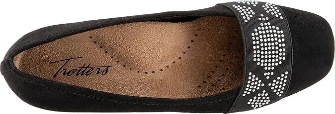 Trotters Samantha Women's Slip on Shoes Black Micro/Gem : 8.5 M (B) - Image 2