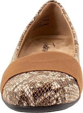 Trotters Samantha Women's Slip on Shoes Brown Snake : 9 W (D) - Image 5