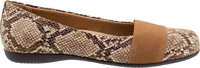 Trotters Samantha Women's Slip on Shoes Brown Snake : 9 W (D) - Image 7