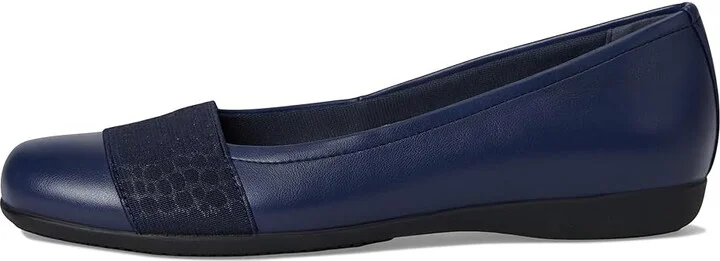 Trotters Samantha Women's Slip on Shoes Navy Veg/Croco Gore : 6.5 N (AA) - Image 6