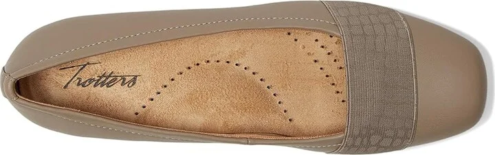 Trotters Samantha Women's Slip on Shoes Taupe/Croco : 5.5 M (B) - Image 2