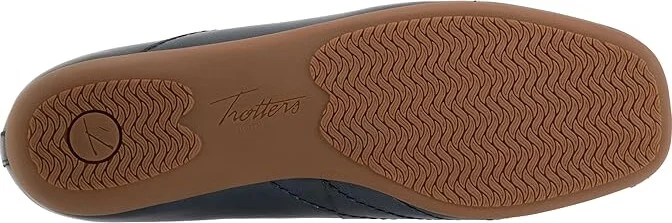 Trotters Sasha Women's Flat Shoes Navy : 5.5 M (B), Leather - Image 3
