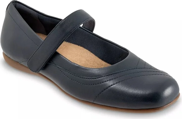 Navy Leather