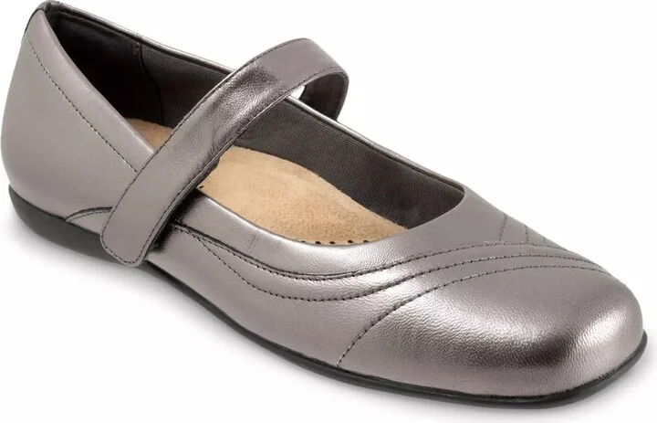 Pewter Metallic Leather