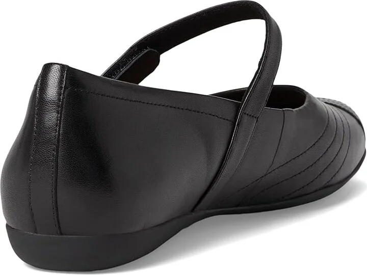Trotters Sherese Women's Flat Shoes Black : 9 W (D), Leather/Polyester - Image 4