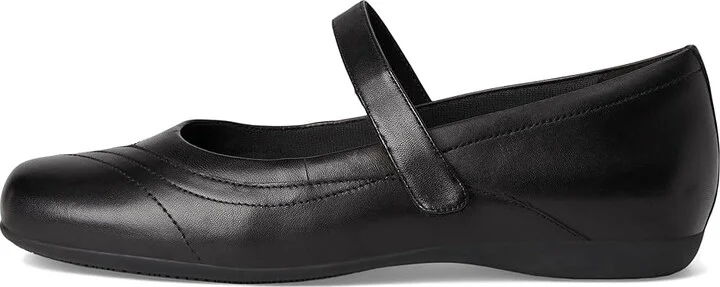 Trotters Sherese Women's Flat Shoes Black : 9 W (D), Leather/Polyester - Image 6