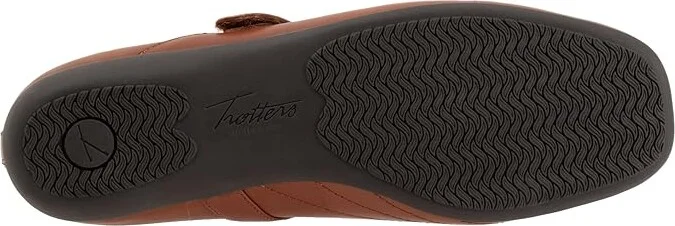 Trotters Sherese Women's Flat Shoes Luggage : 9.5 W (D), Leather/Polyester - Image 3