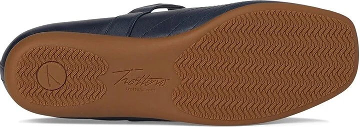 Trotters Sherese Women's Flat Shoes Navy : 8.5 W (D), Leather/Polyester - Image 3