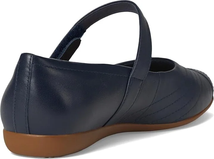 Trotters Sherese Women's Flat Shoes Navy : 8.5 W (D), Leather/Polyester - Image 4