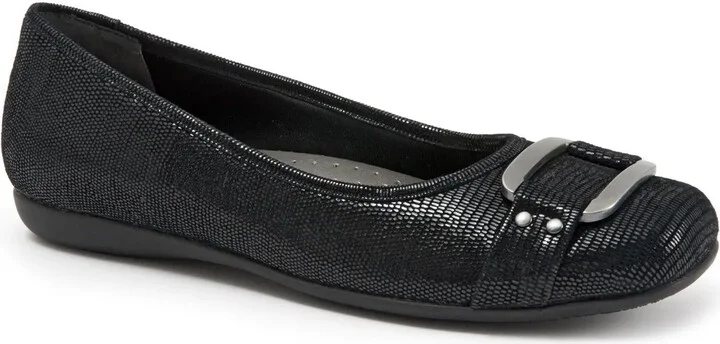 Black Snake Print Suede