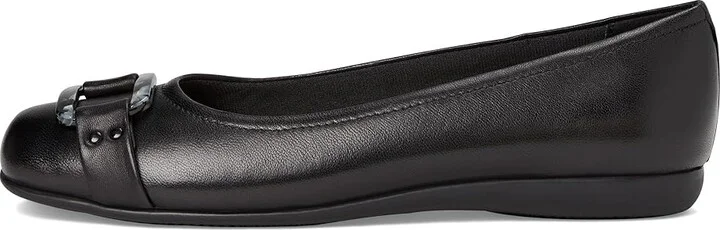 Trotters Sizzle Signature Women's Flat Shoes Black/Black : 9 M (B), Patent Leather - Image 6