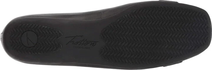 Trotters Sizzle Signature Women's Flat Shoes Black Soft Burnished Leather : 11 SS (4A) - Image 4