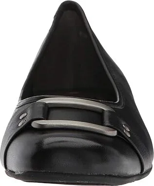 Trotters Sizzle Signature Women's Flat Shoes Black Soft Burnished Leather : 11 SS (4A) - Image 6